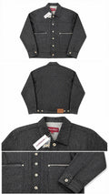 Paperboyz Selvedge Denim Jacket Black