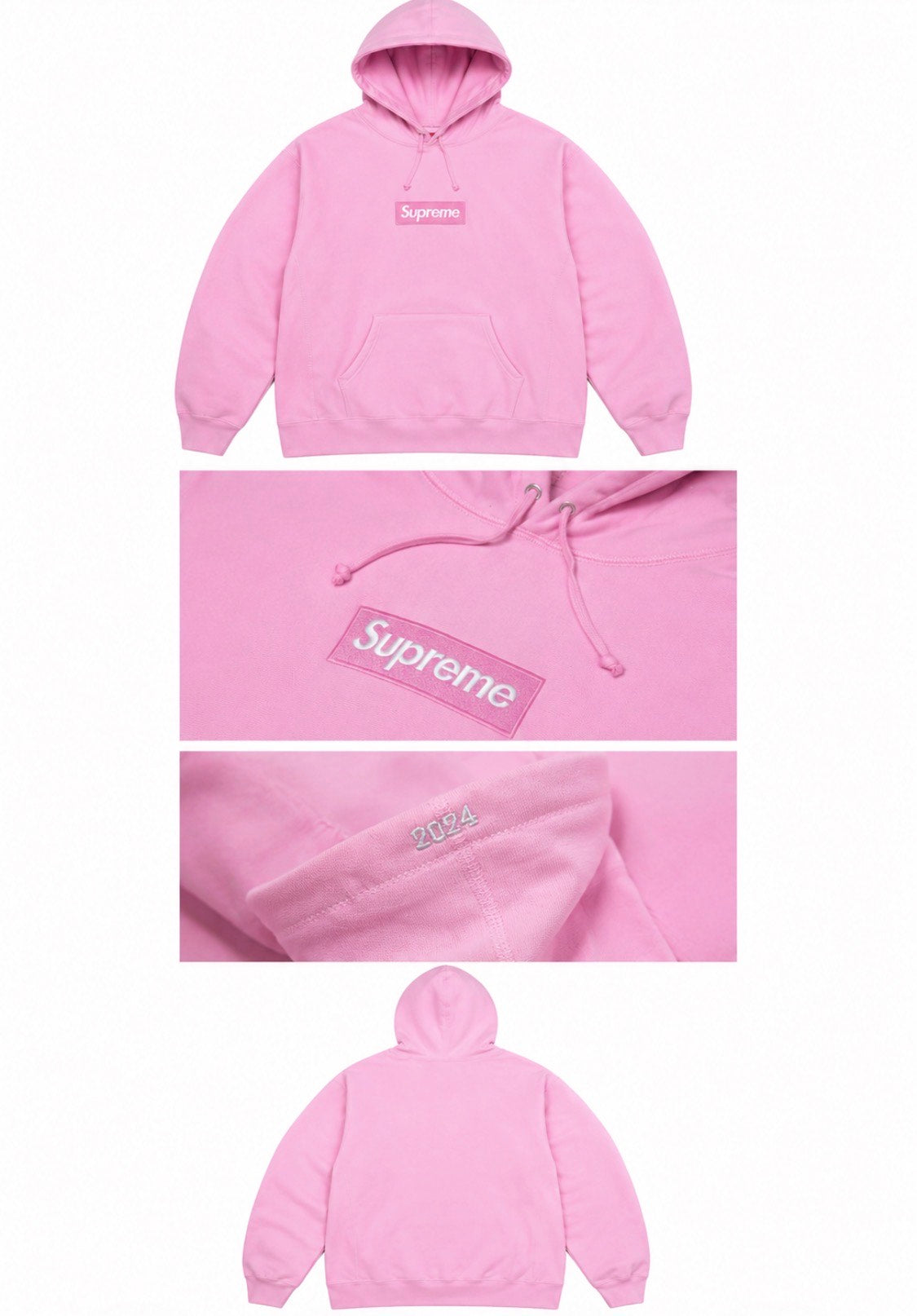 Supreme Pink Hoodie