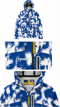 Protect Windbreaker Blue & White