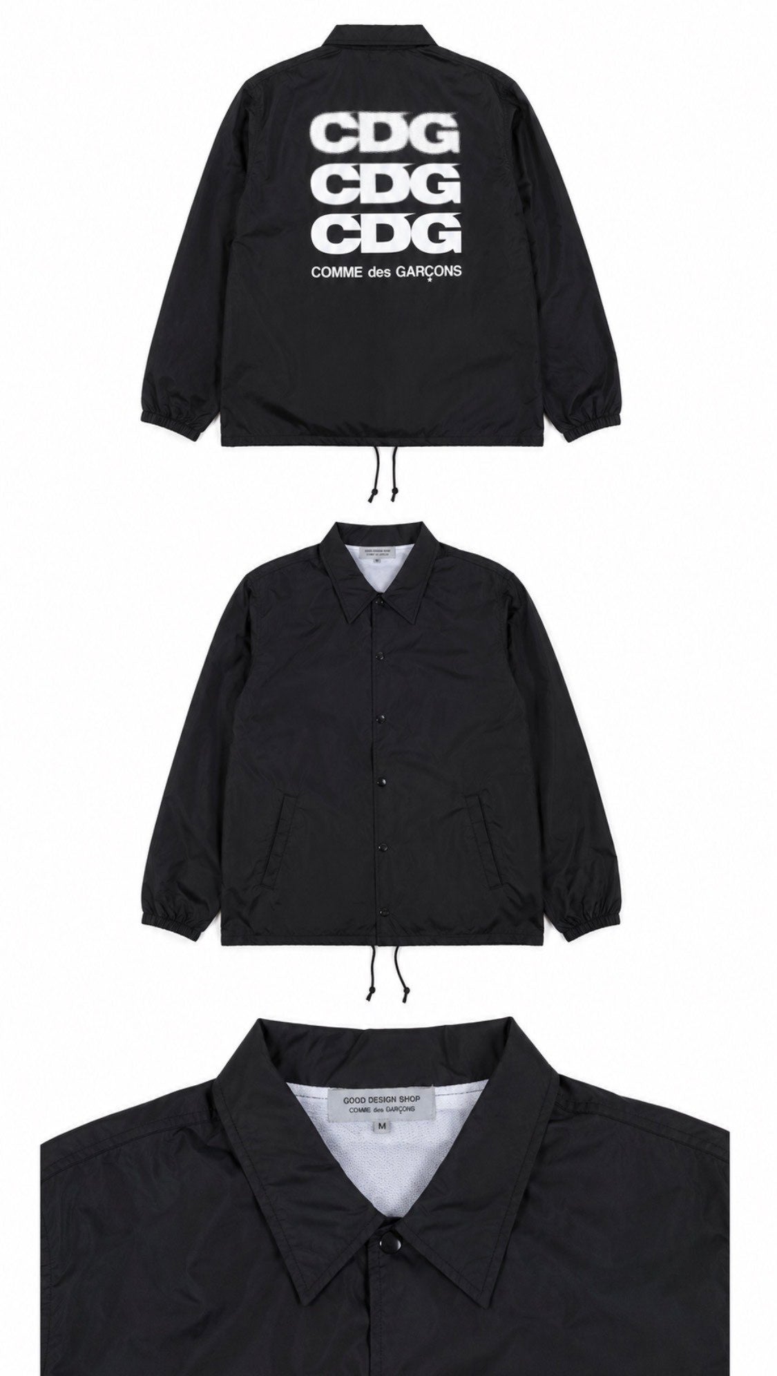 Comme Des Garcos Jacket Black