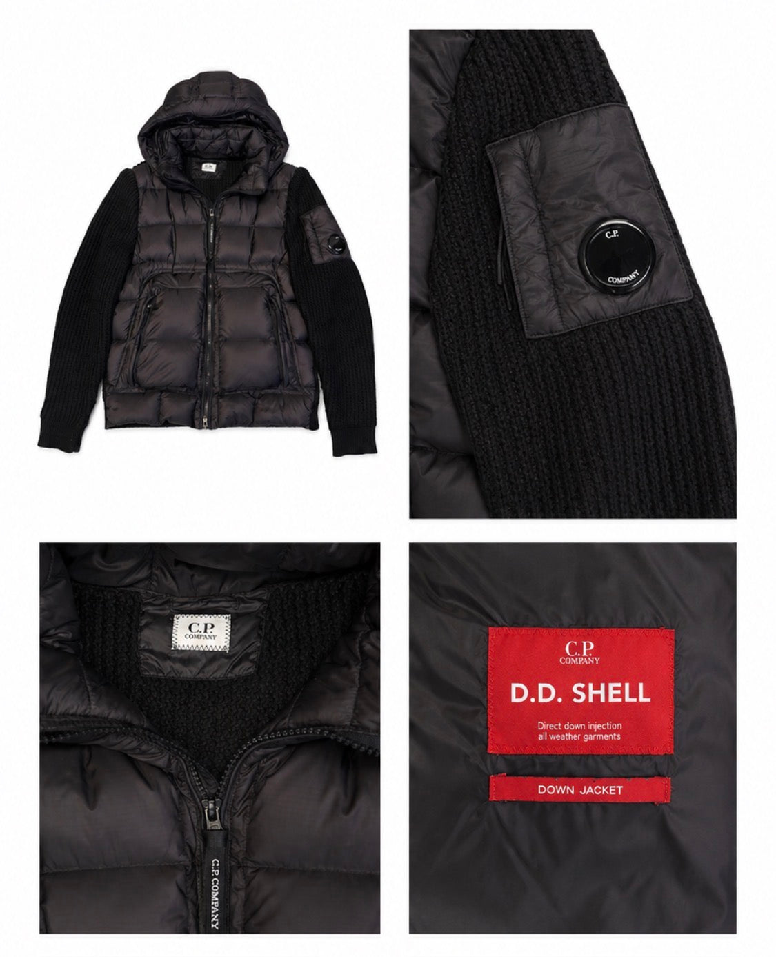 CP Company Cardigan Black