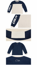 Calm Longsleeve Navy Blue & White