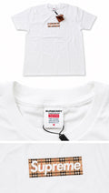 Supreme T-shirt Box Logo Burberry
