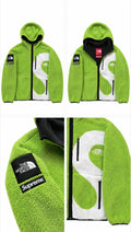 Supreme x North Face Fleece Jacket Green & White