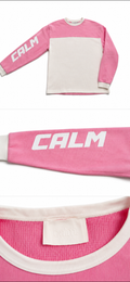Calm Longsleeve White & Pink