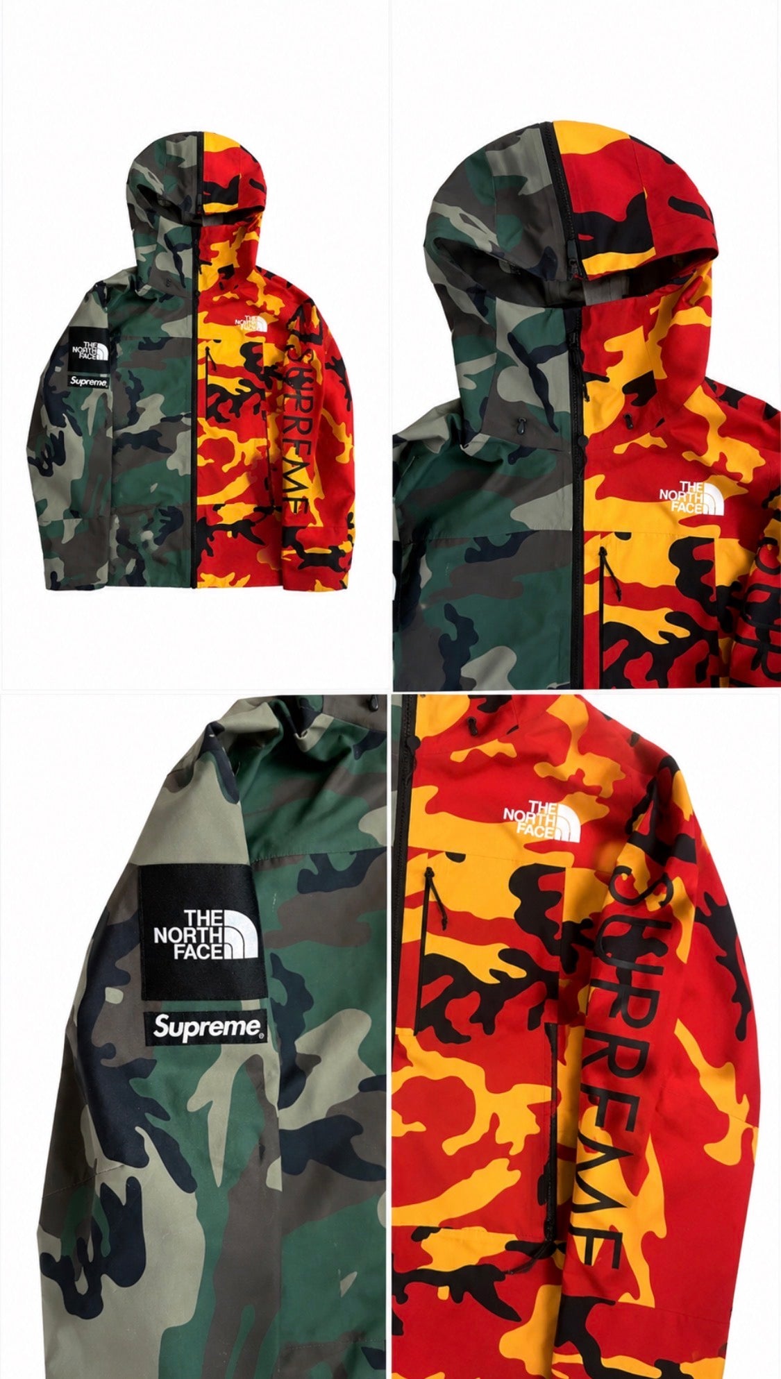 Supreme x North Face Windbreaker Camo
