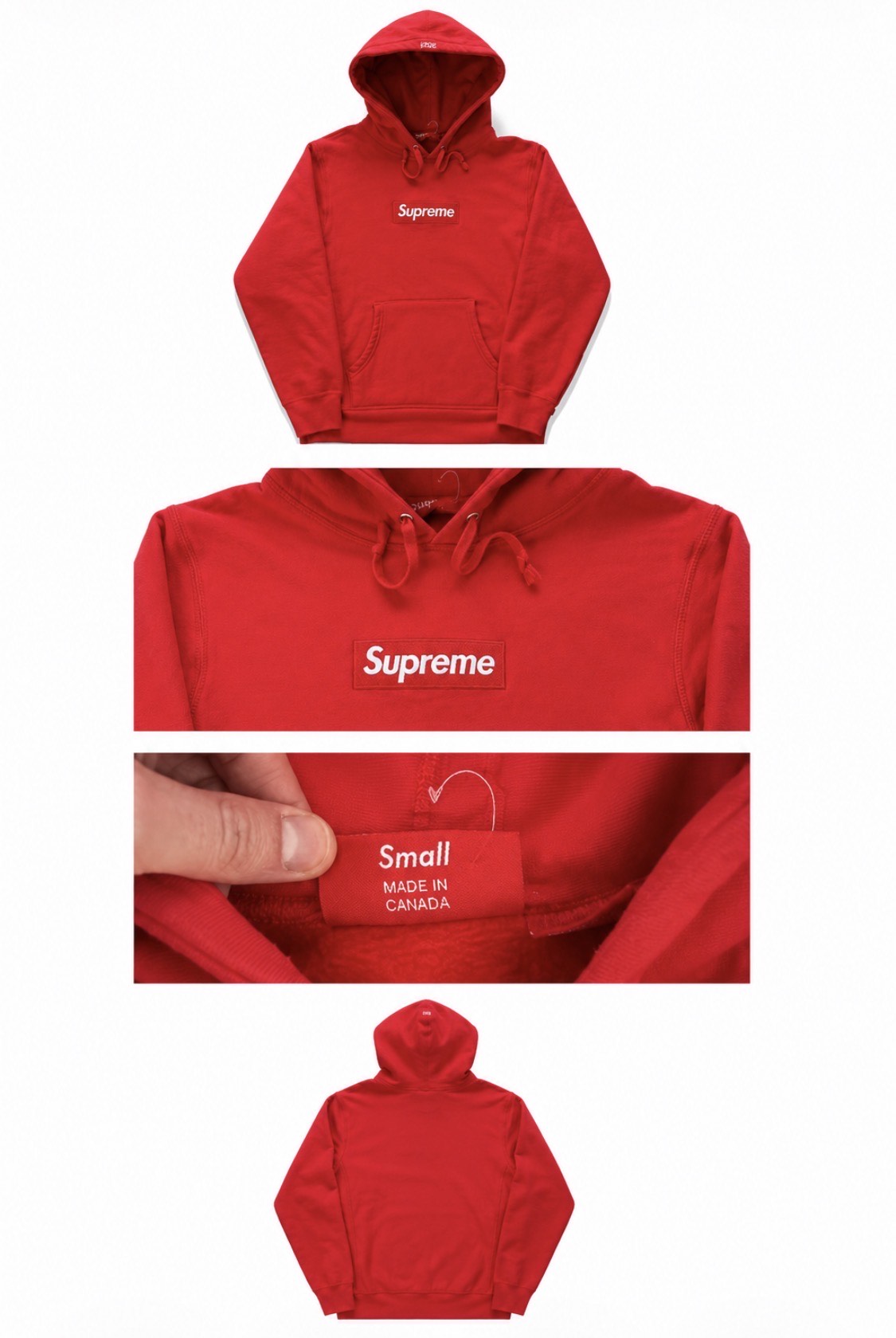 Supreme Box Logo Hoodie Red