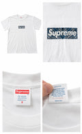 Supreme T-shirt Box Logo Blue Bandana