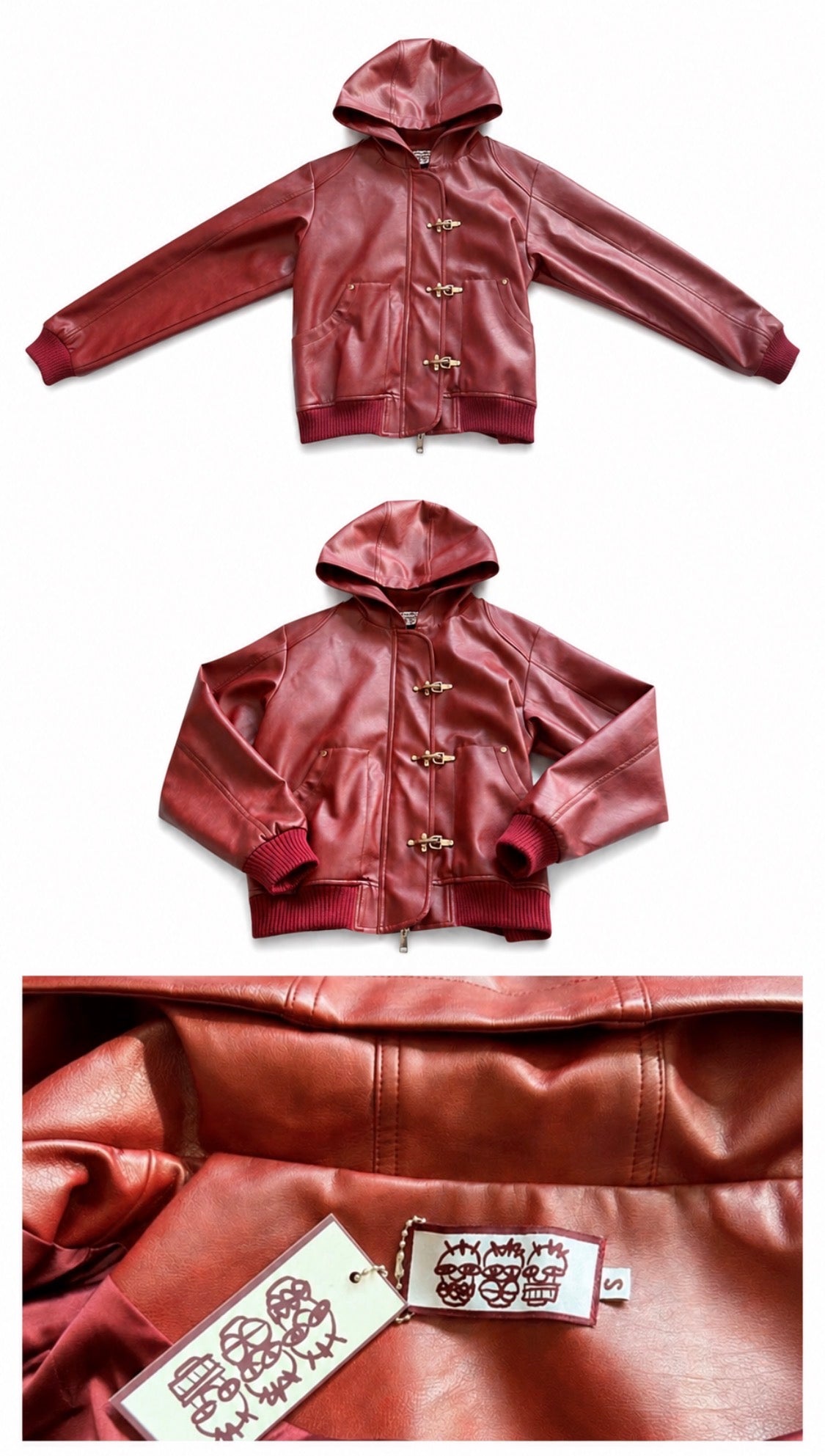 Paperboyz Clasp Jacket Red