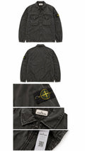 Stone Island Overshirt Jacket Black