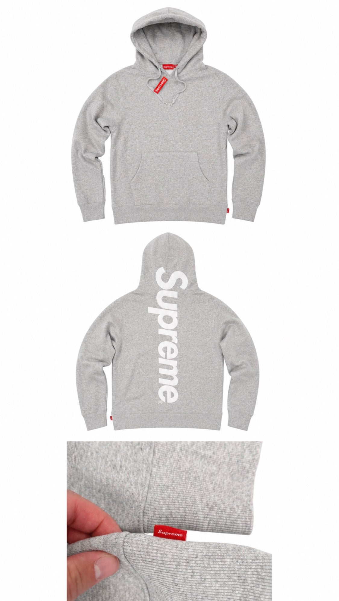 Supreme Backprint Grey